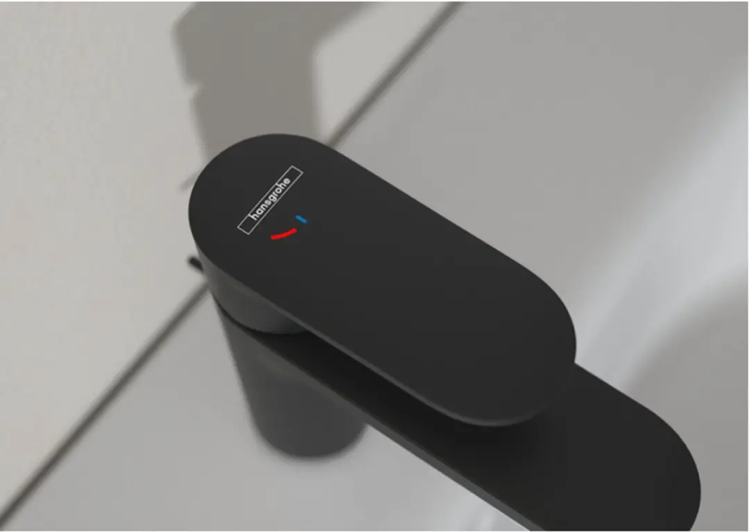 Hansgrohe Vernis Blend Wastafelmengkraan - Mat Zwart - afbeelding 6 van 6