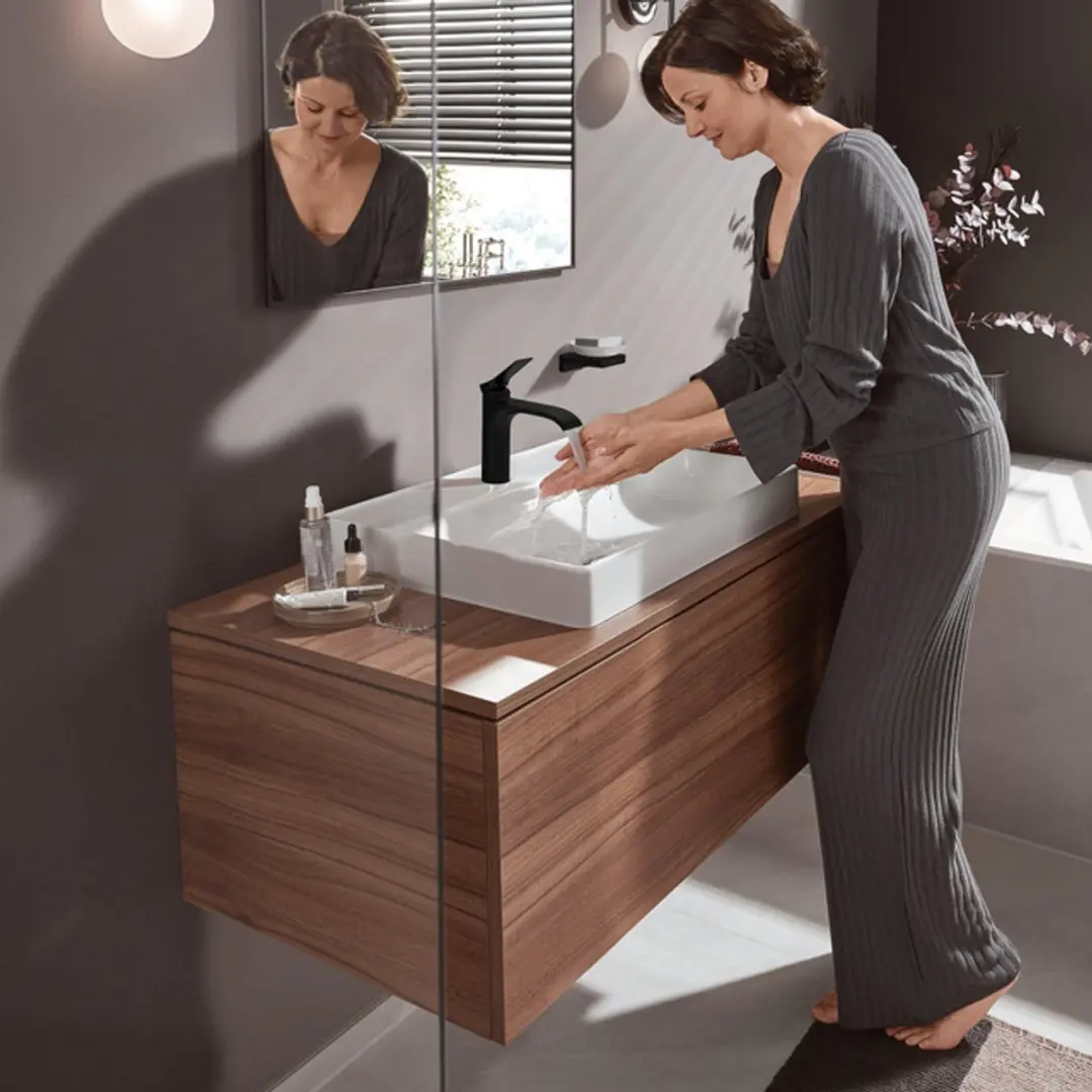 Hansgrohe Vivenis Wastafelkraan 110 Opbouw - Mat Zwart - afbeelding 6 van 6