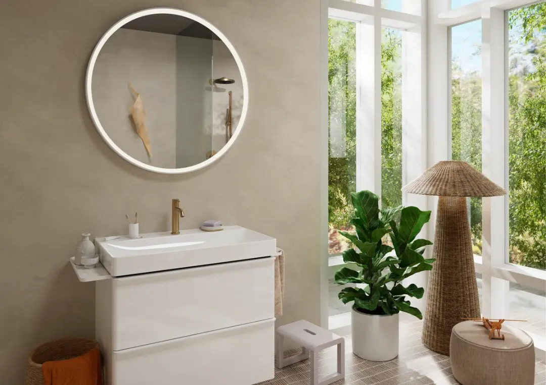 hansgrohe ShowerSelect Comfort S thermostaat inbouw voor 2 functies Brushed Bronze - afbeelding 3 van 6