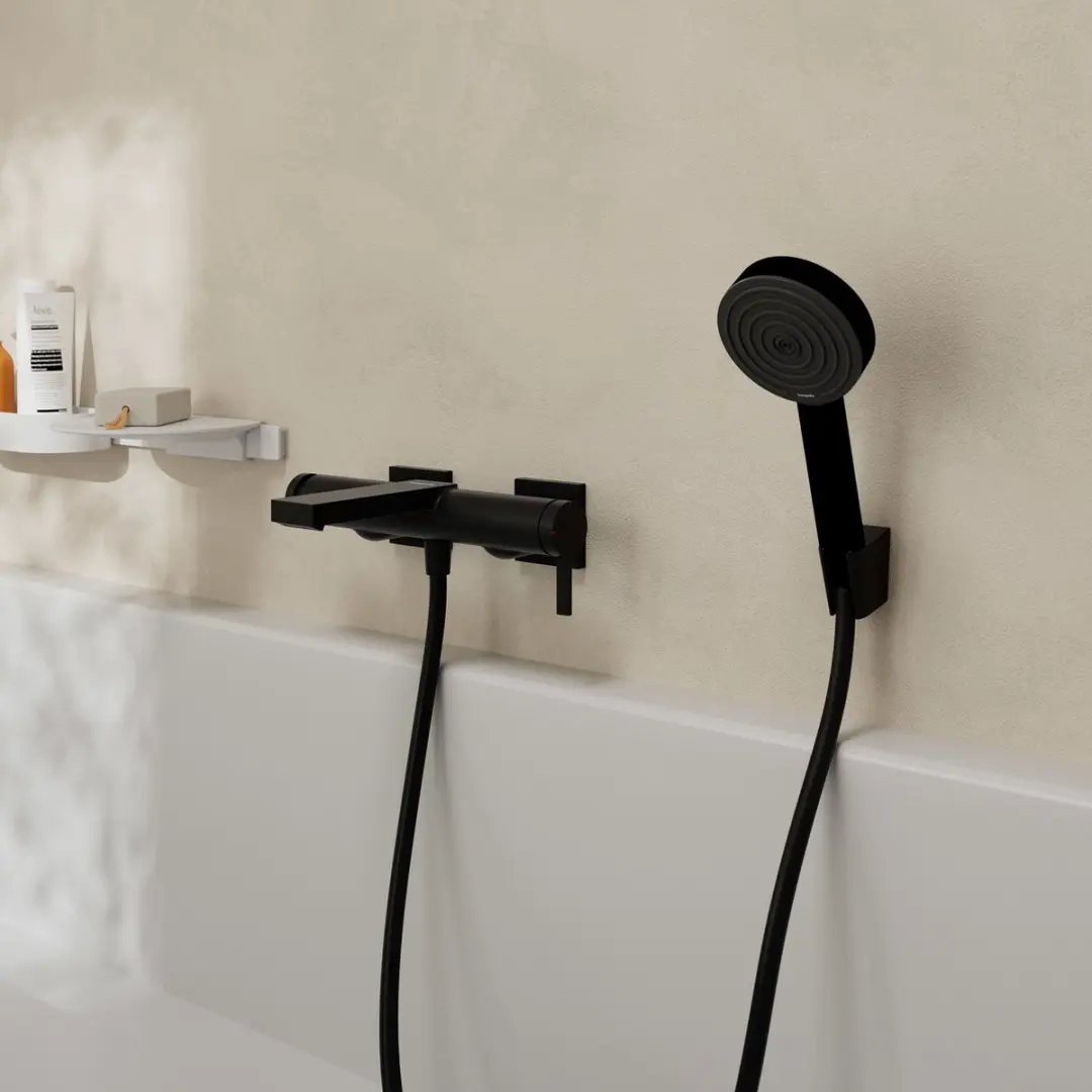 Hansgrohe Tecturis E 73420670 Badmengkraan - Mat Zwart - afbeelding 6 van 6
