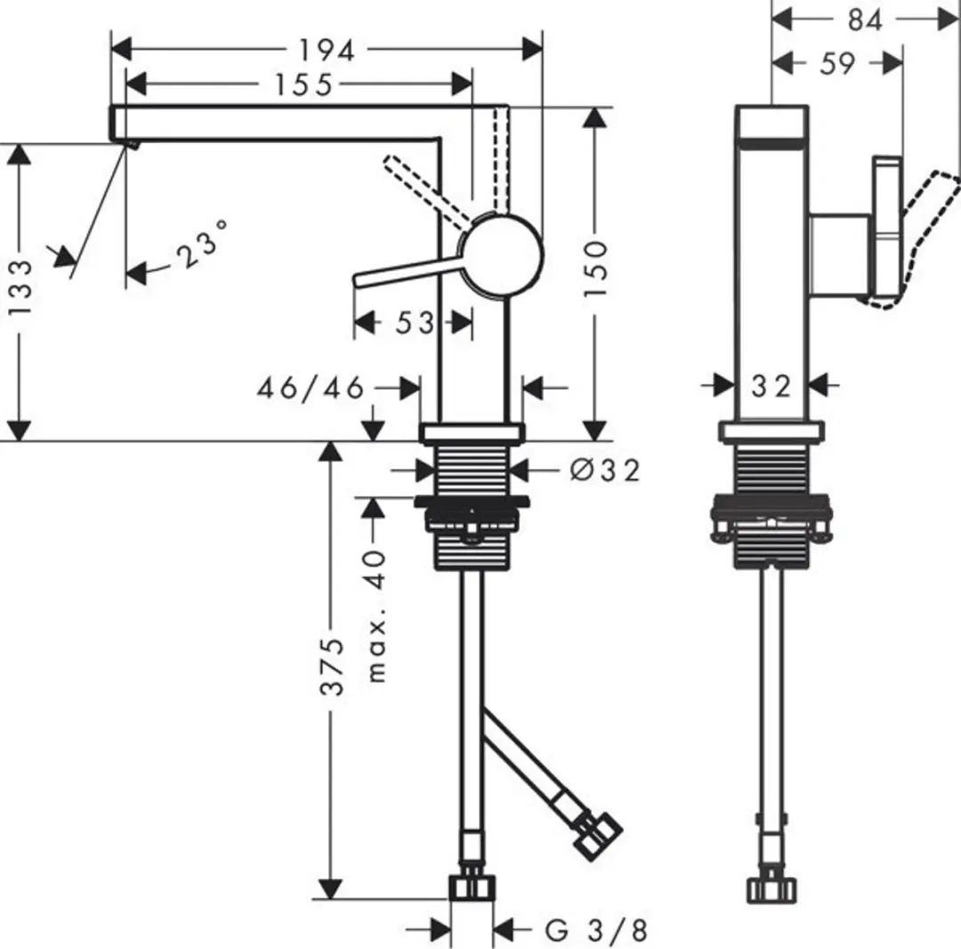 Hansgrohe Tecturis E