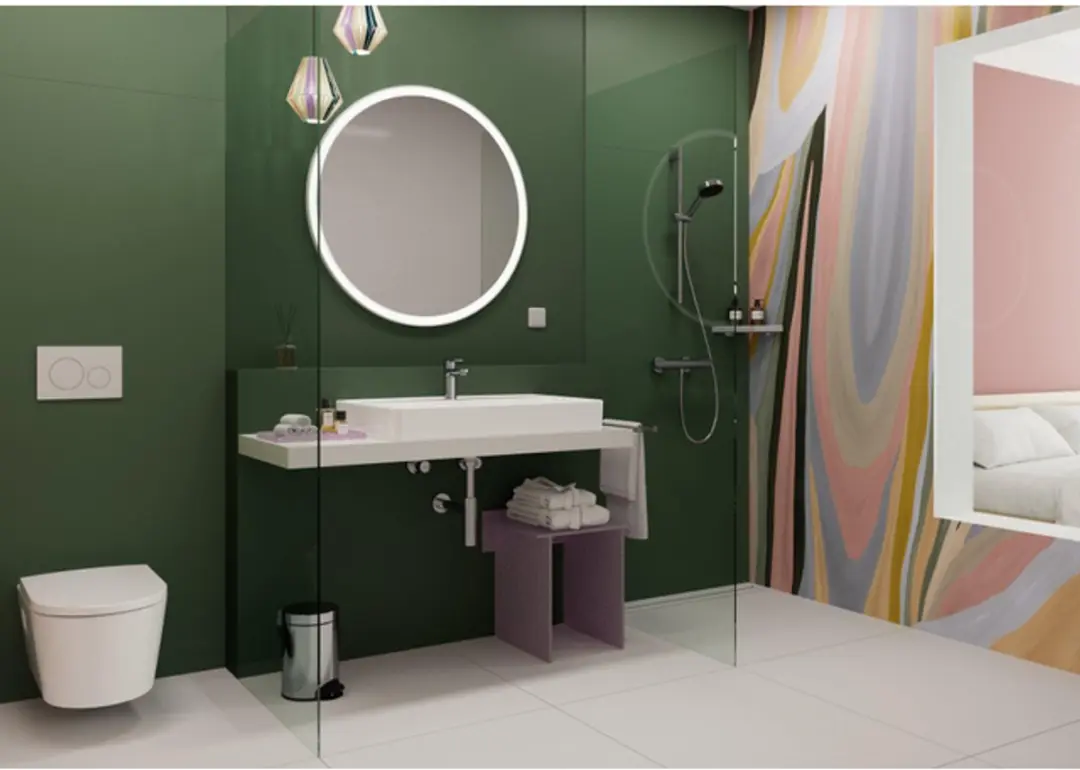 Hansgrohe Ecostat Element opbouw douchethermostaat chroom - afbeelding 6 van 6