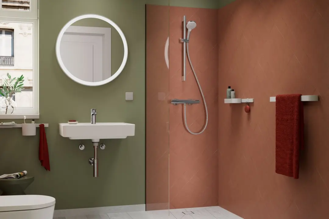 Hansgrohe Ecostat Element opbouw douchethermostaat chroom - afbeelding 4 van 6