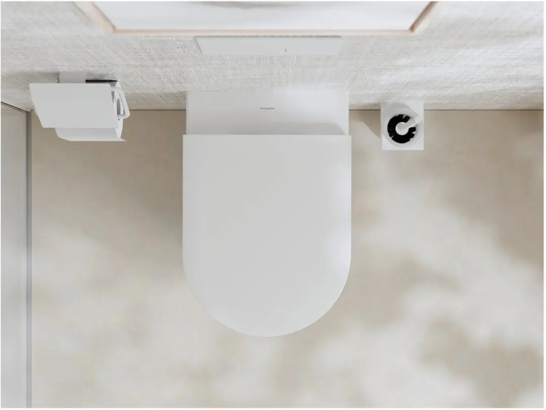 Hansgrohe EluPura S 60292450 Hangend Toilet - Wit - afbeelding 2 van 2