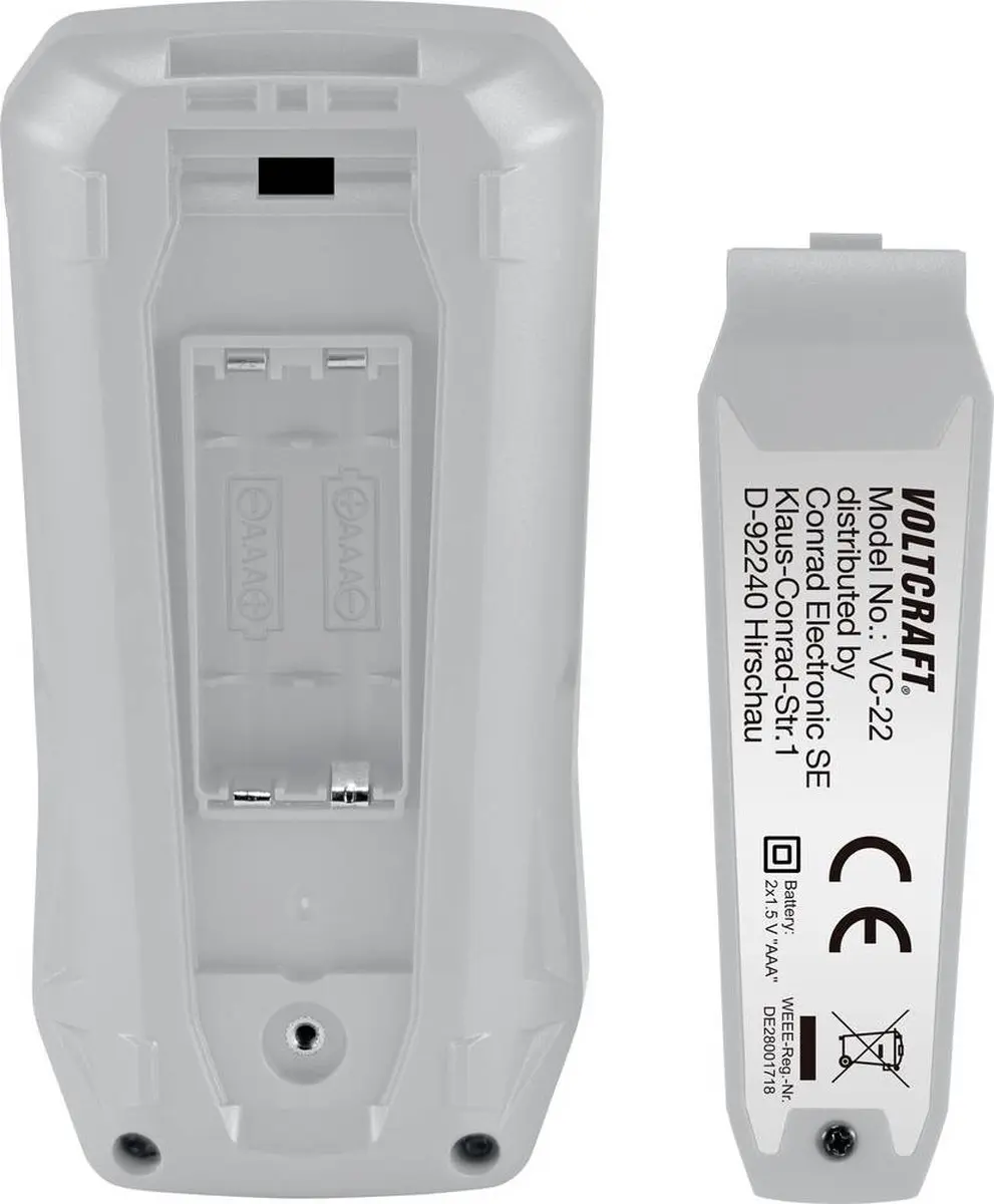 Voltcraft VC-22 VC-11899610 Multimeter - CAT III 600V - afbeelding 5 van 5