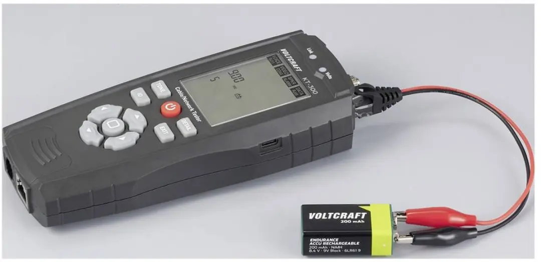 Voltcraft KT-300 kabeltester VC-17497100 - afbeelding 3 van 6