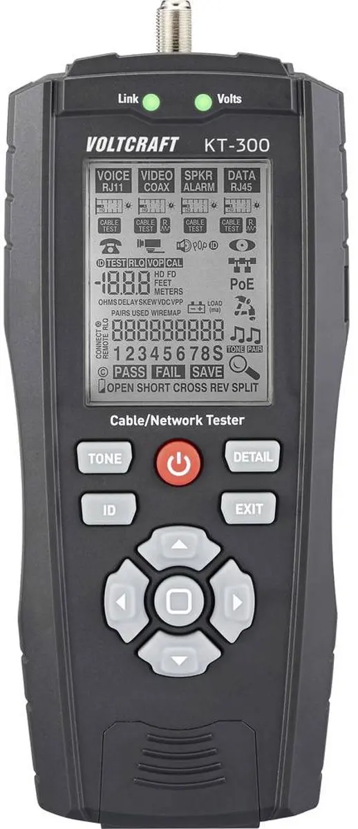 Voltcraft KT-300 kabeltester VC-17497100