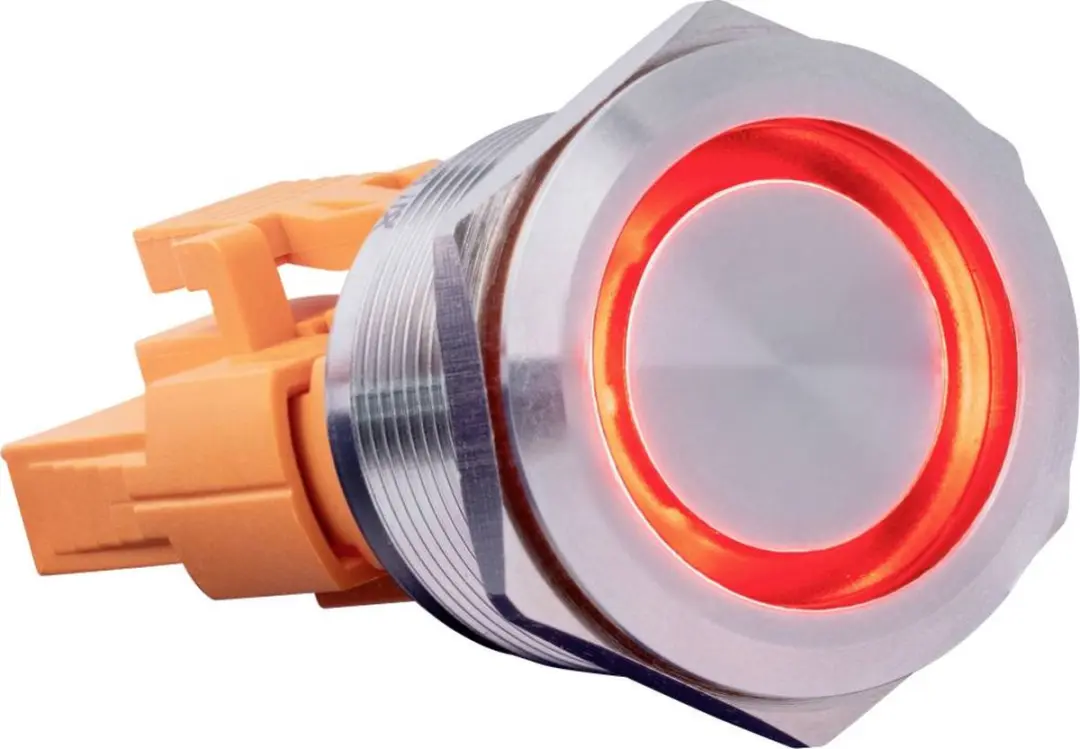 Joy-it BUTTON22B-M-RD Toetsschakelaar 250V 7A Rood