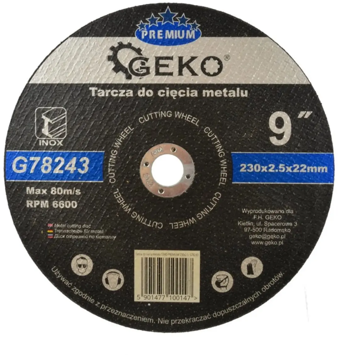 GEKO G78243 Metaalschijf 230mm