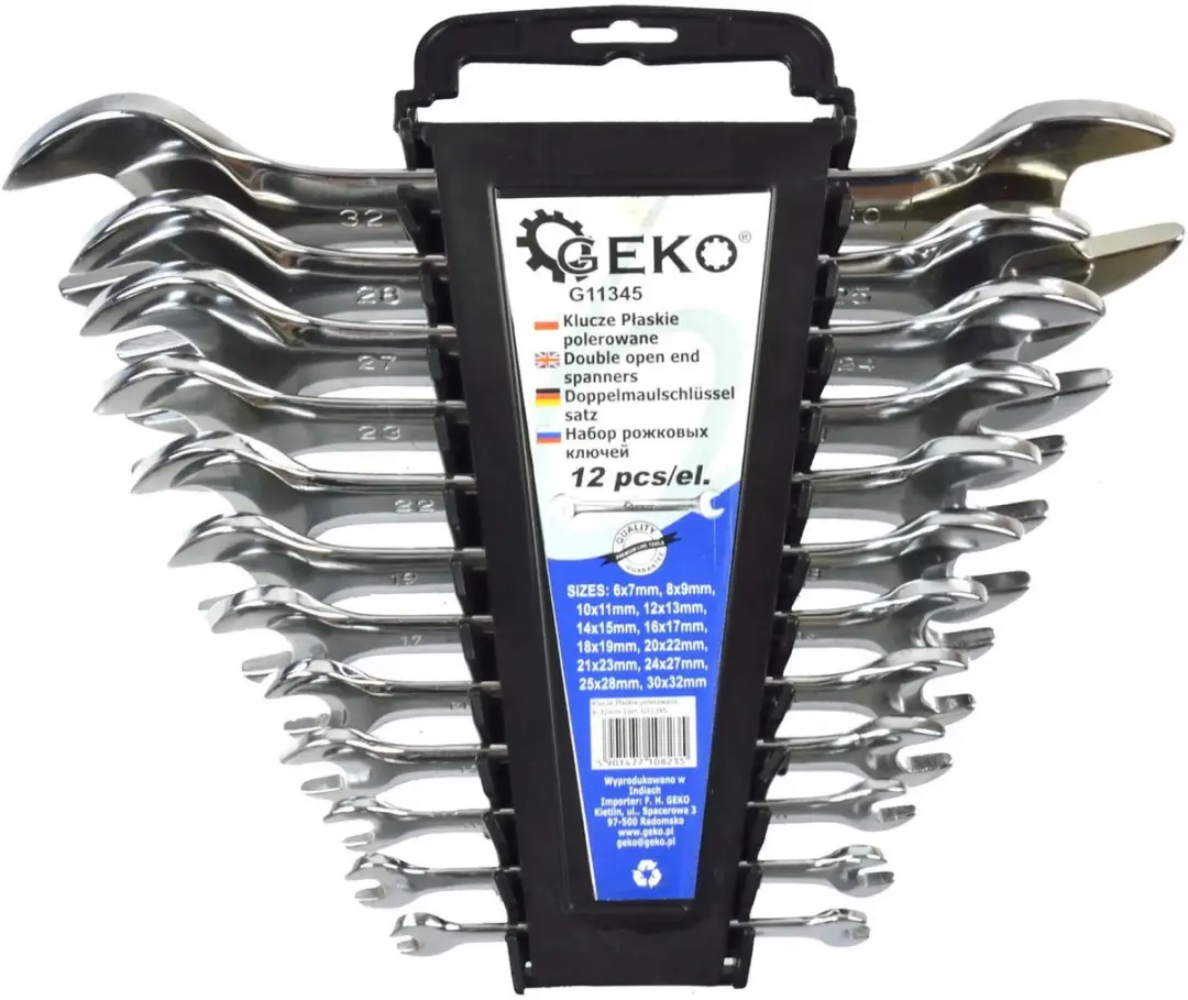 GEKO Open end steeksleutelset
