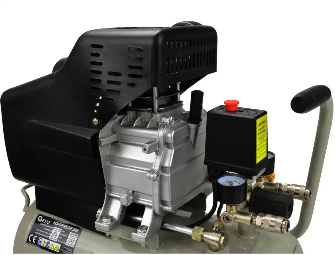 GEKO Oliegesmeerde Luchtcompressor 24L - 8 bar - 210 L/min - afbeelding 6 van 6