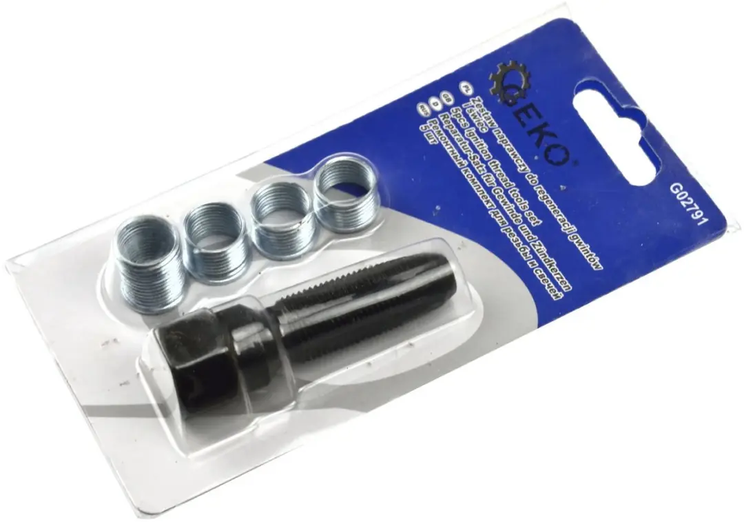 GEKO Bougie Draadreparatieset M14x1.25 - 5 delig - afbeelding 2 van 6