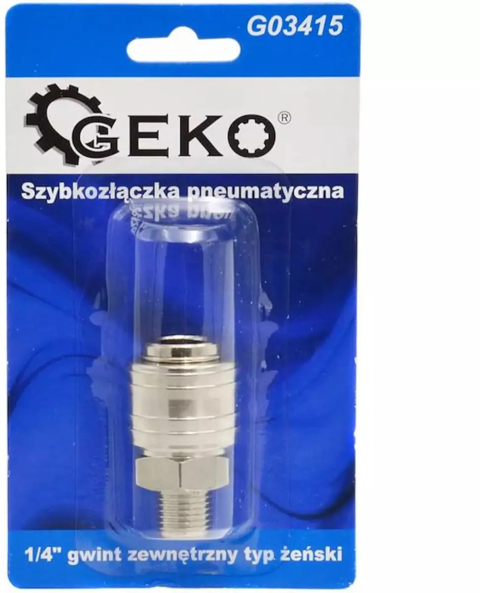 GEKO Vrouwelijke Snelkoppeling Buitendraad 1/4" G03415