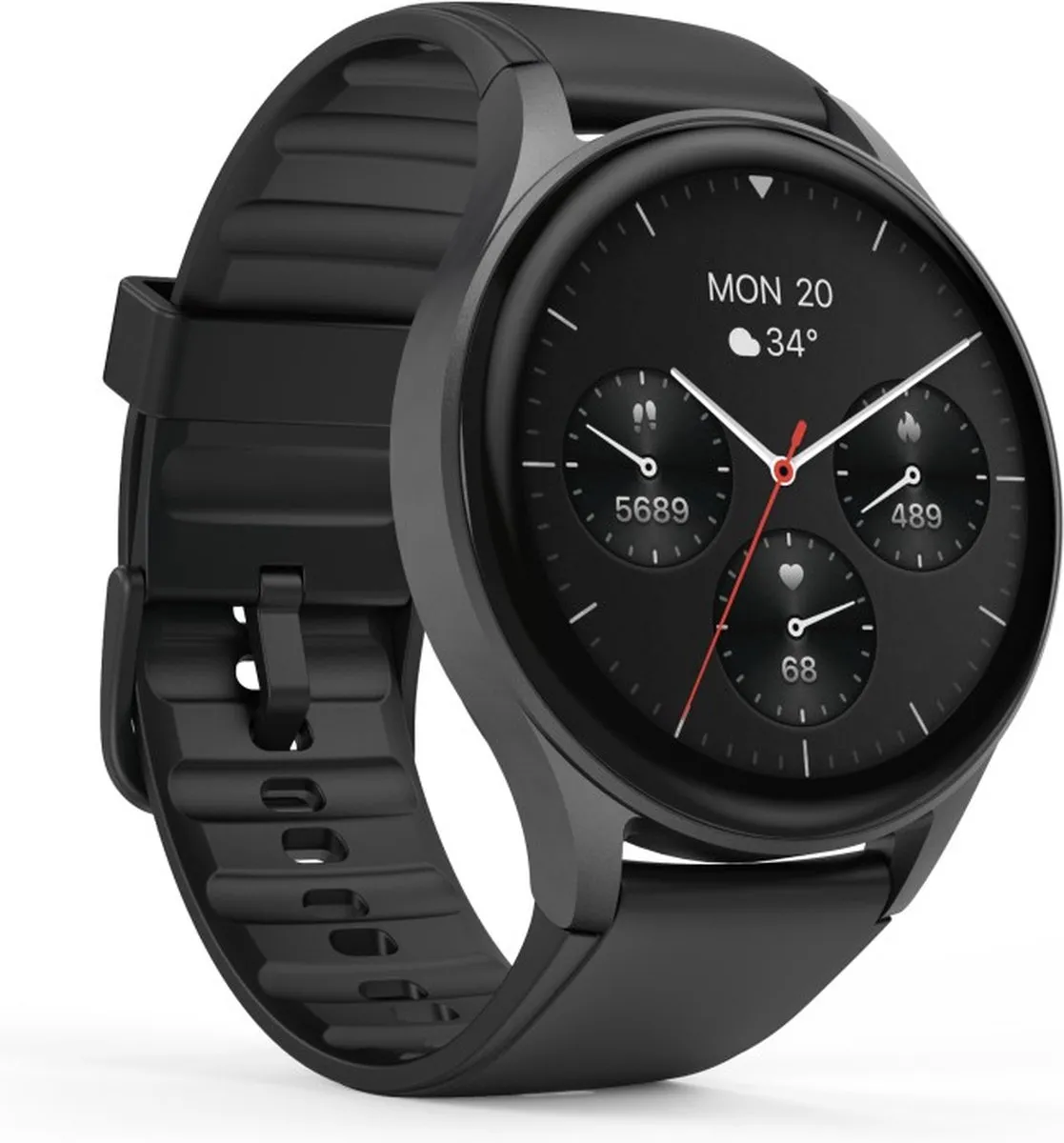 Hama Smartwatch 8900 45mm - 1.43" AMOLED - Zwart