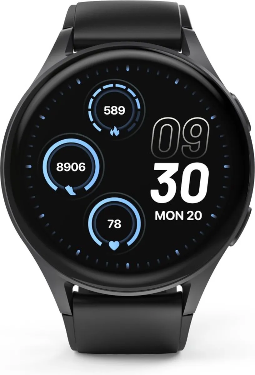 Hama Smartwatch 8900 45mm - 1.43" AMOLED - Zwart