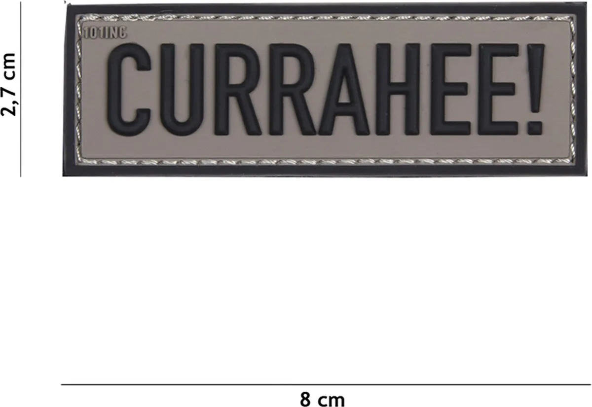 101 Inc Embleem 3D PVC Currahee!