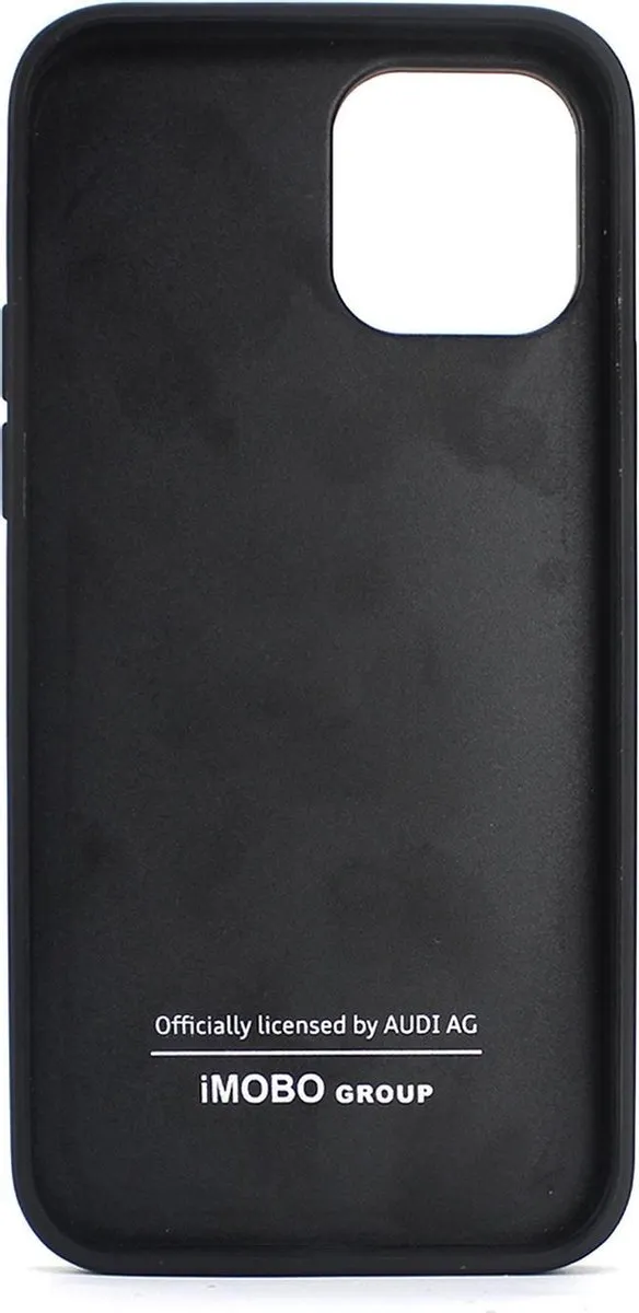 Audi Blauw Hoesje iPhone 12 Mini - Genuine Leather 8719273158784