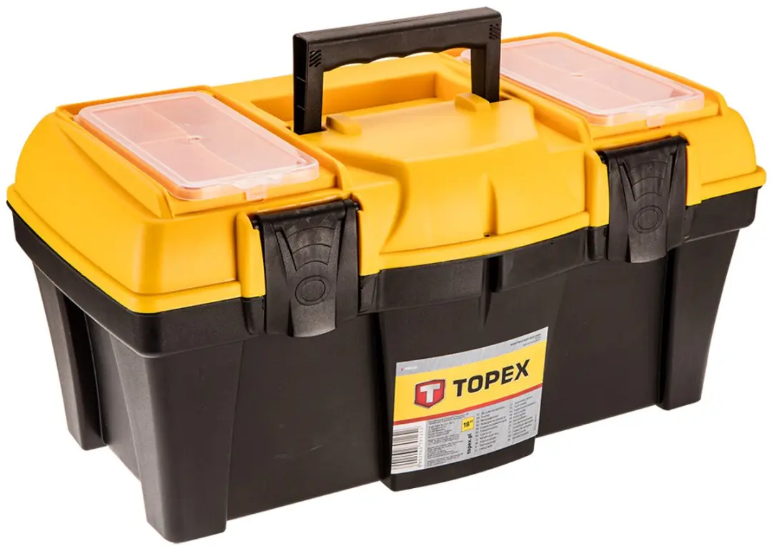 Topex 79R125 Gereedschapskoffer 18 inch - Blauw - afbeelding 2 van 3