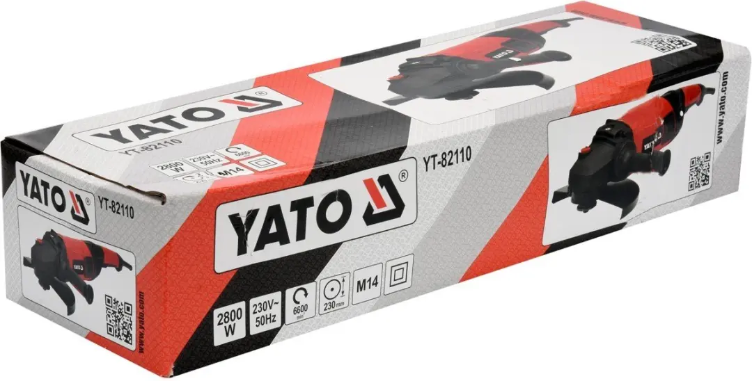 Yato YT-82110 Haakse Slijper - 2800W - 230mm - afbeelding 3 van 4