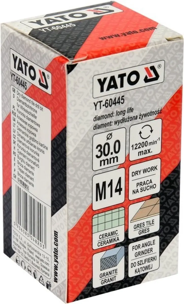 Yato Diamantboor 30mm Gres YT-60445 - afbeelding 3 van 4
