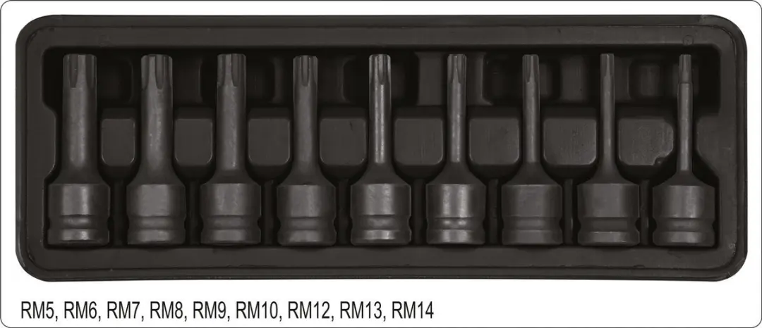 Yato Ribe Dopsleutelset 1/2" 9-delig - YT-10681 - afbeelding 4 van 6