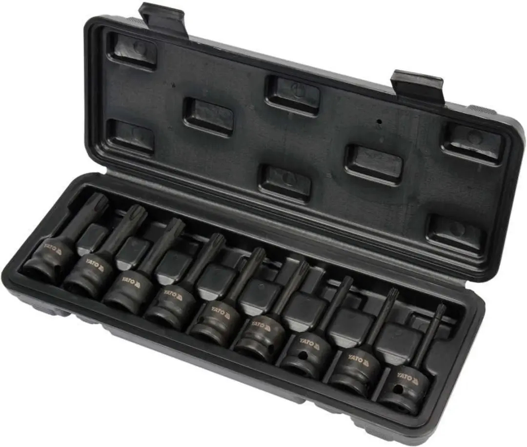 Yato Ribe Dopsleutelset 1/2" 9-delig - YT-10681 - afbeelding 2 van 6
