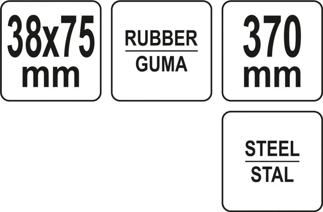 Yato YT-44151 Aandrukrol - 75 mm - afbeelding 4 van 4