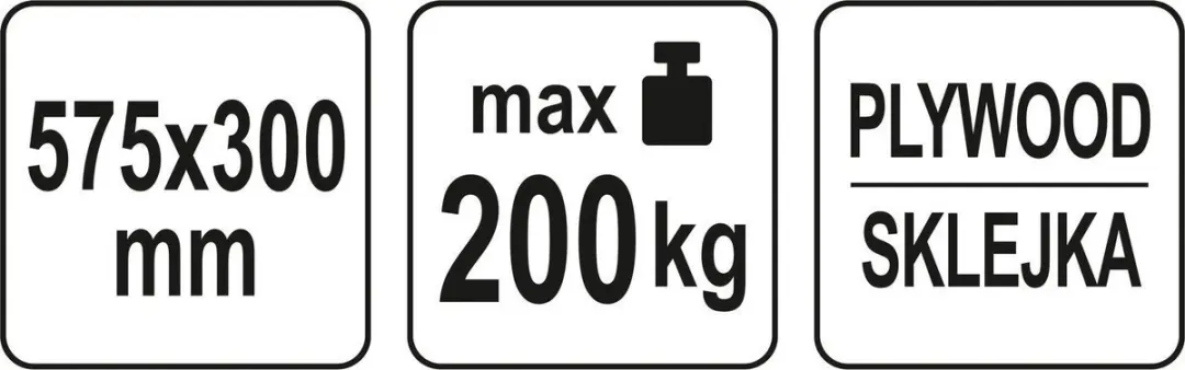 Yato YT Serie YT-37421 Plateauwagen - 200 kg - afbeelding 4 van 4