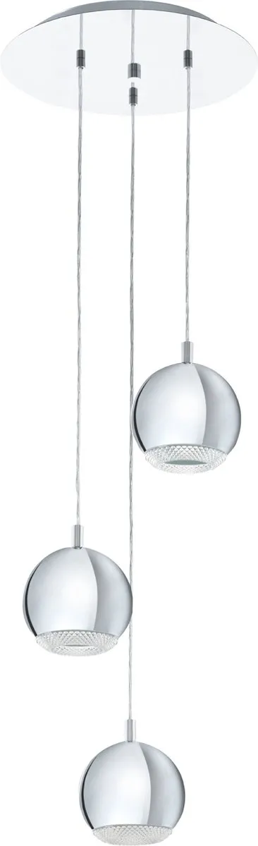 Eglo Conessa Hanglamp 3 Lichts - Chroom