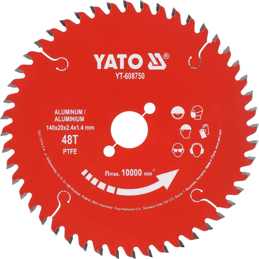 YATO YT-608750 TCT Cirkelzaagblad voor Aluminium