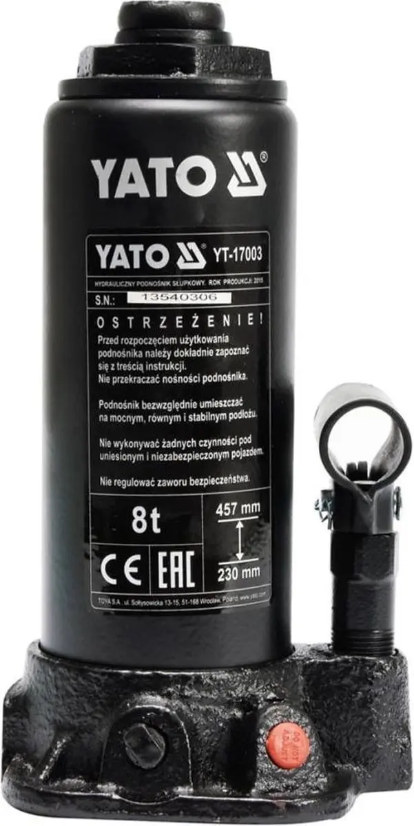 Yato Hydraulische Potkrik 8 Ton YT-17003