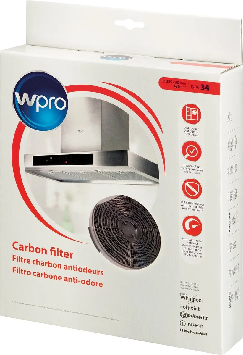 Whirlpool Koolstoffilter FAC349 - Wit