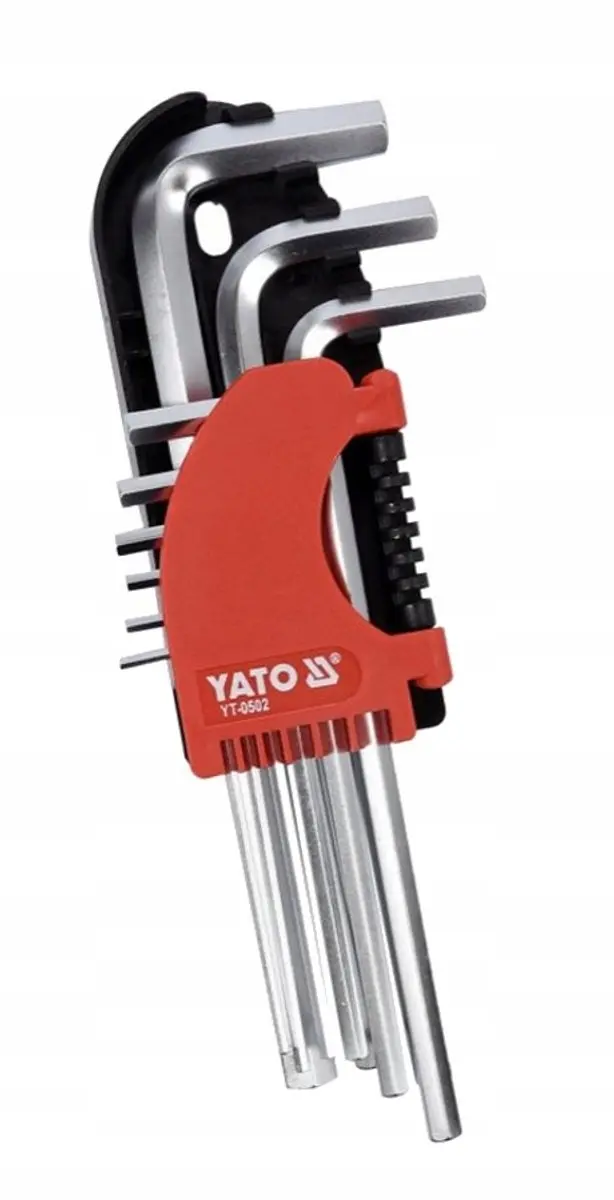 Yato Inbussleutelset HEX 2-10mm, 9-delig - YT-0506 - afbeelding 2 van 2