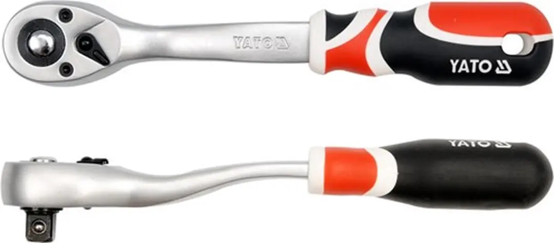 Yato YT Serie YT-0732 Gebogen Rats 1/2" - 72 Tanden - afbeelding 2 van 2