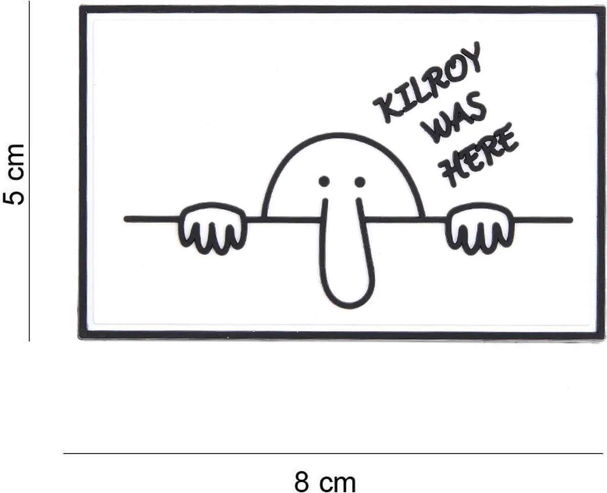 101 inc Embleem 3D PVC Kilroy Was Here