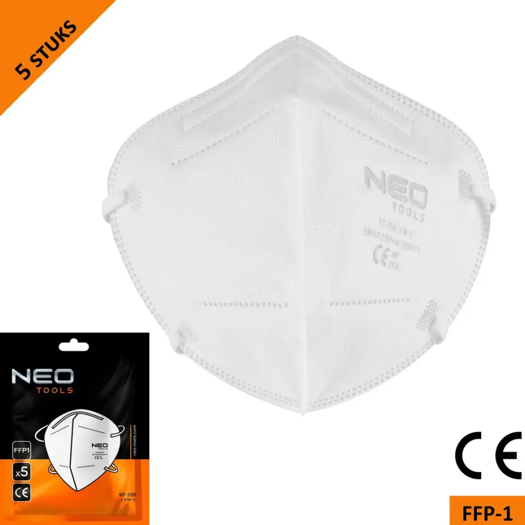 Neo Tools stofmasker halfgelaatsmasker