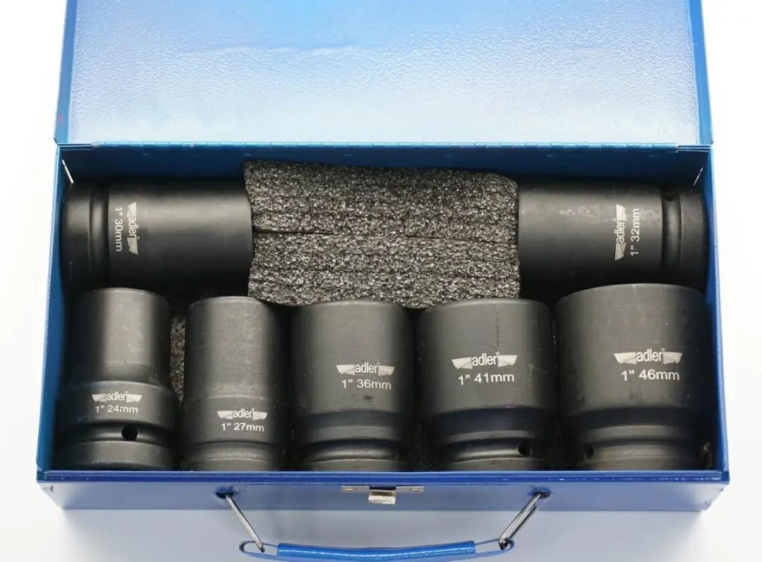 Adler AD-7D Dopsleutelset Lang 1 inch
