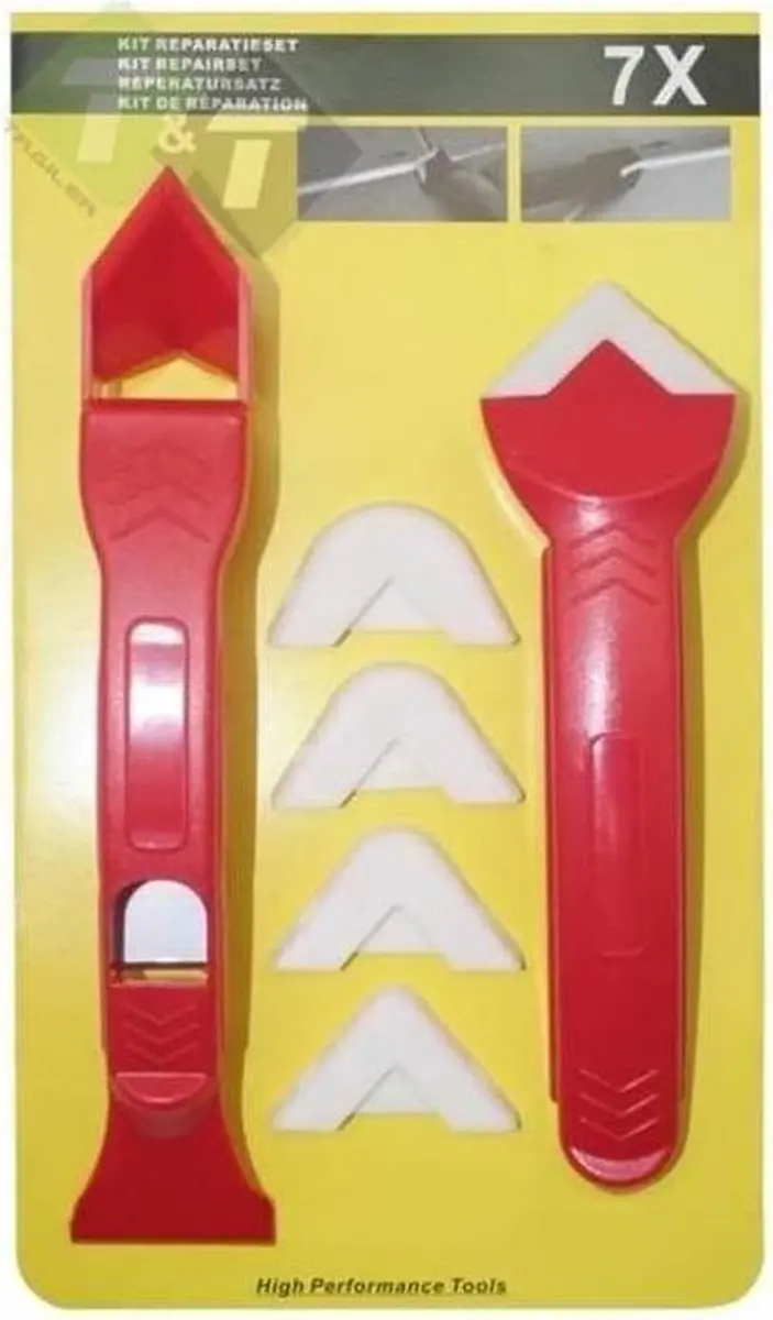 kit gereedschap 7 delig