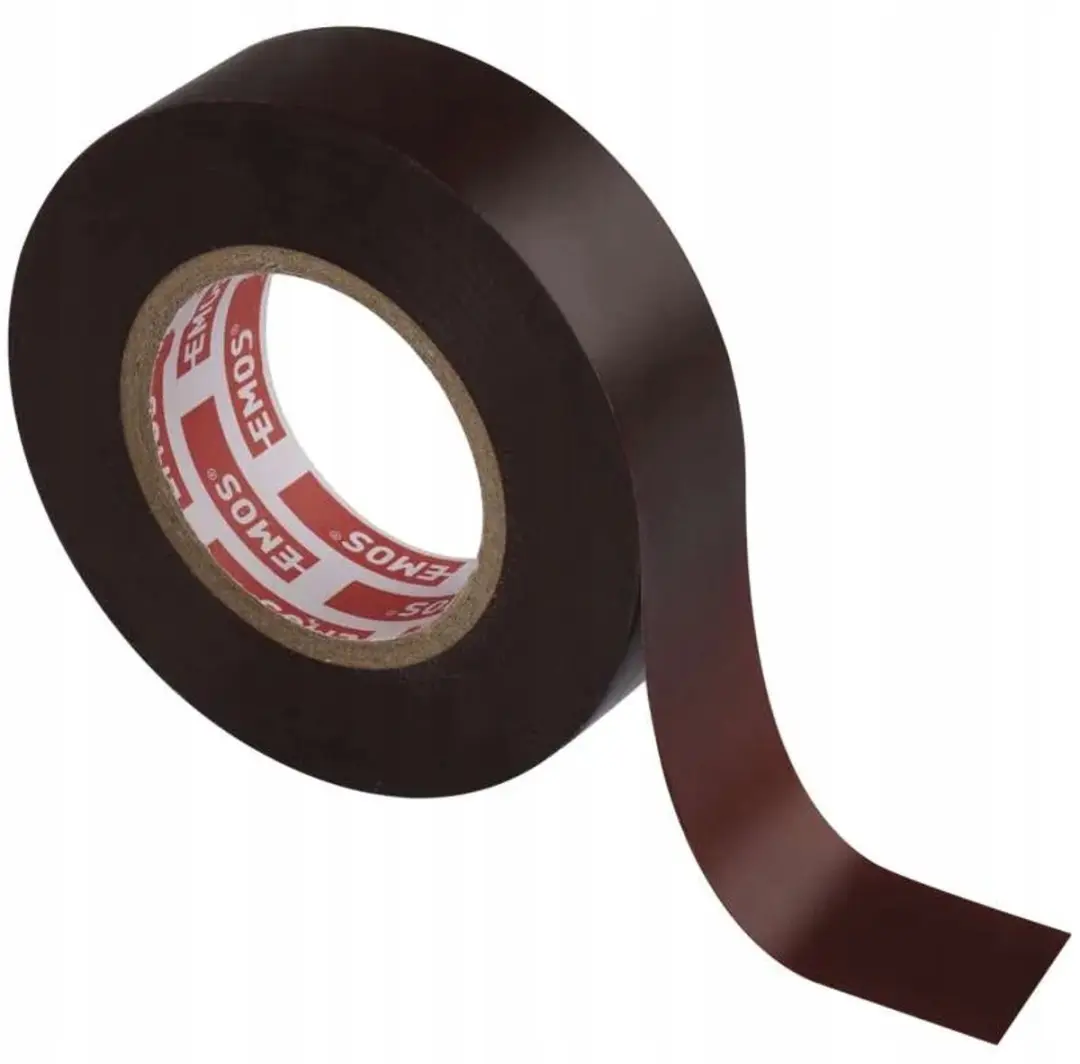 PVC Isolatietape 19mm x 20m Bruin
