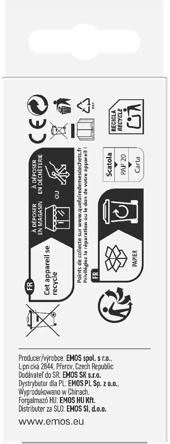 EMOS Batterijloze Buitenbelknop voor P5729, P5729T - afbeelding 3 van 6