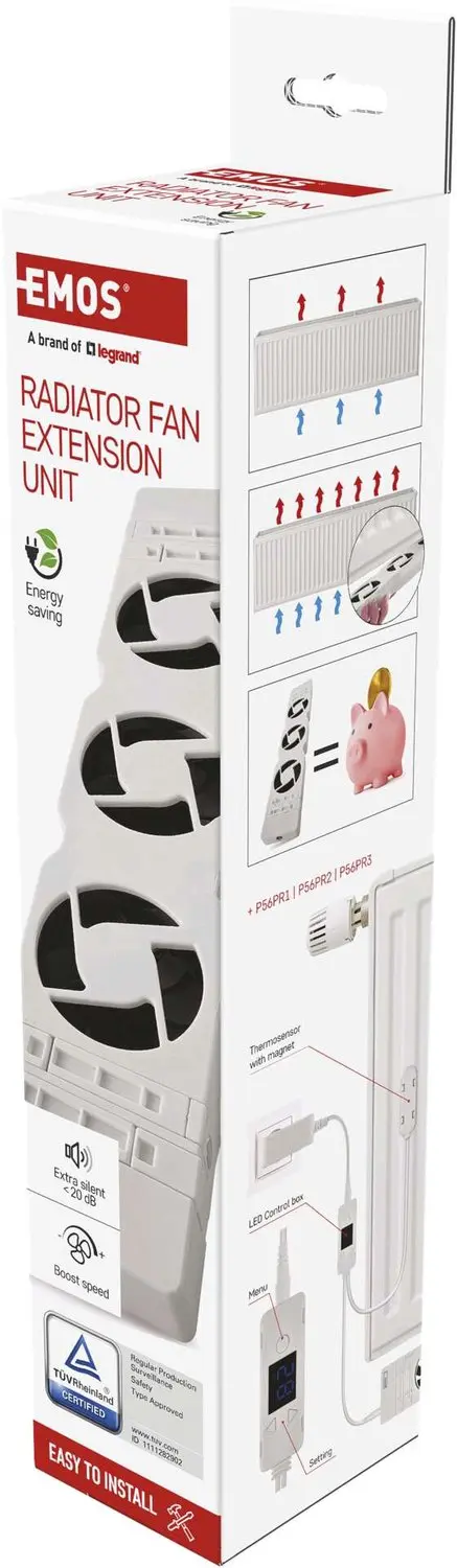 EMOS P56EXT1 Uitbreidingsset voor Radiatoren - afbeelding 3 van 6