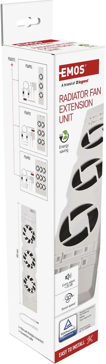 EMOS P56EXT1 Uitbreidingsset voor Radiatoren - afbeelding 4 van 6