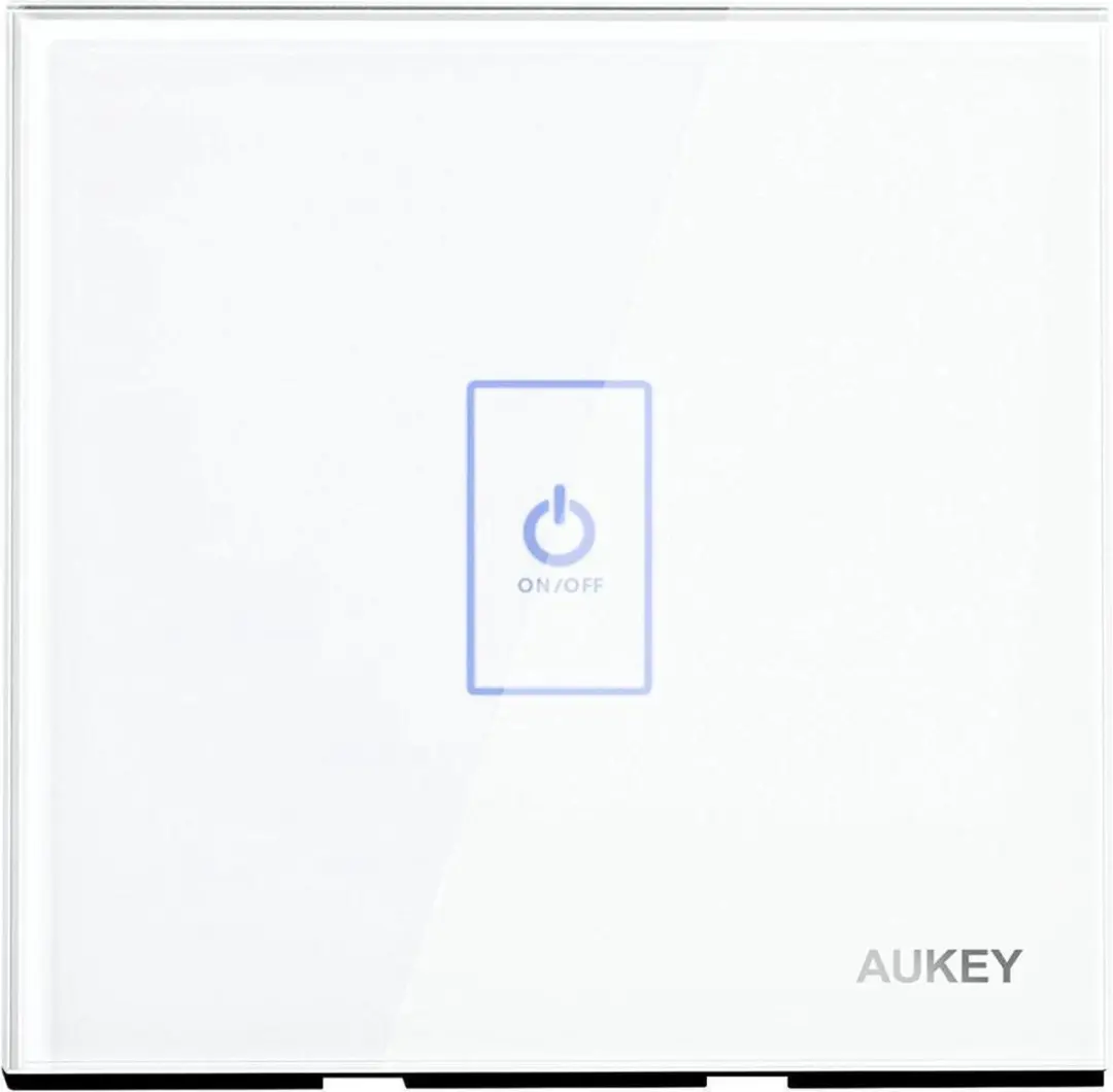 [2 halen 1 betalen] Aukey Touch panel schakelaar met touchscreen glas en LED ind