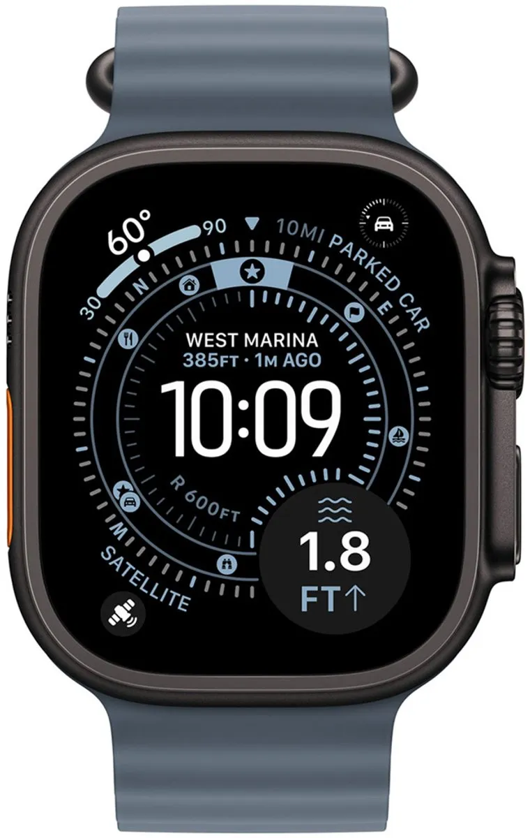 Apple Ocean Band Apple Watch - 44/45/46/49mm Anchor Blue