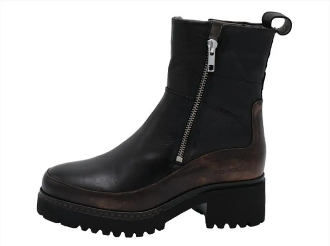 Piedi Nudi Coco Enkellaarzen - Zwart Antraciet - 40 - afbeelding 2 van 6