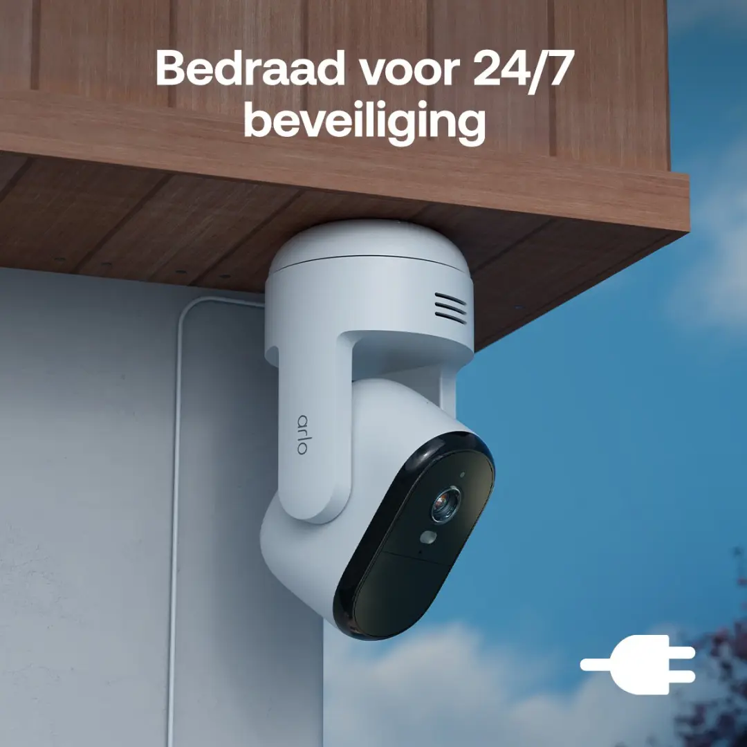 Arlo Essential 3 VMC3083-100PES PTZ Beveiligingscamera - Wit - afbeelding 4 van 6
