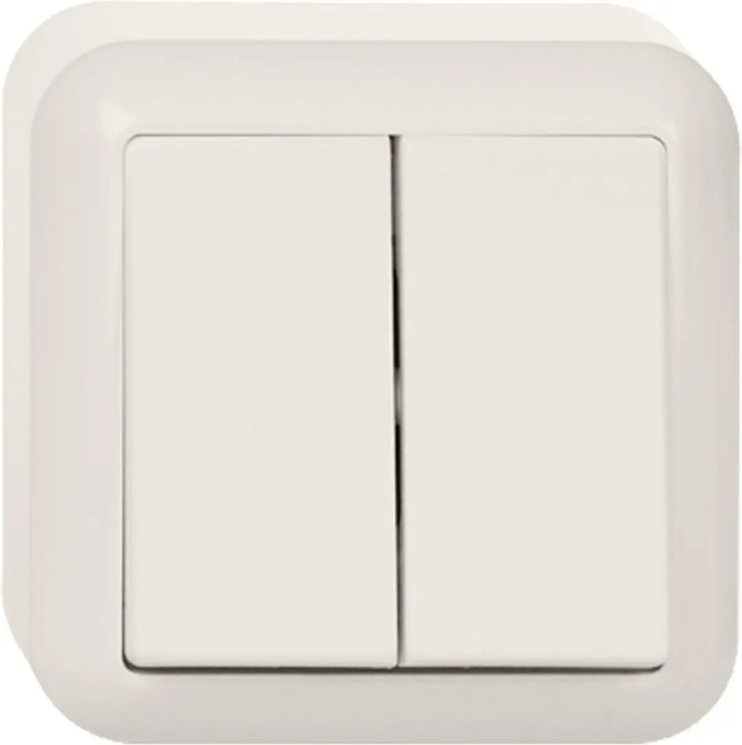 Schneider Electric Opbouw Serieschakelaar Polarwit 381504
