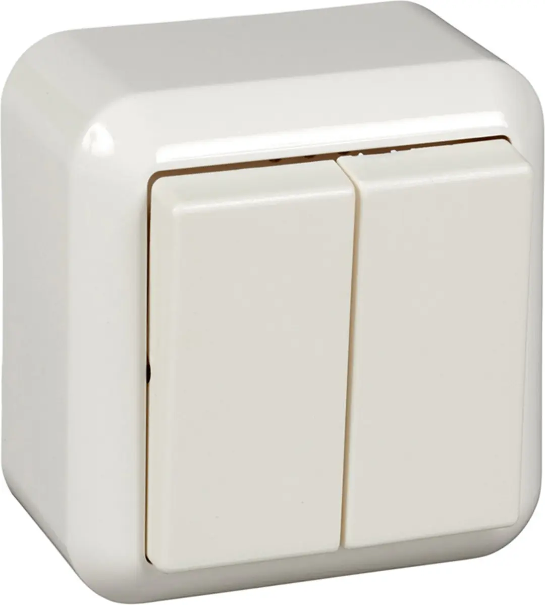 Schneider Electric Opbouw Serieschakelaar Polarwit 381504 - afbeelding 2 van 2
