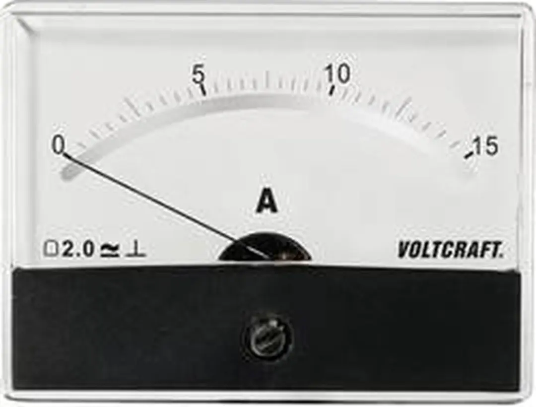 Voltcraft AM-86X65/15A/DC Inbouwmeter Draaispoel