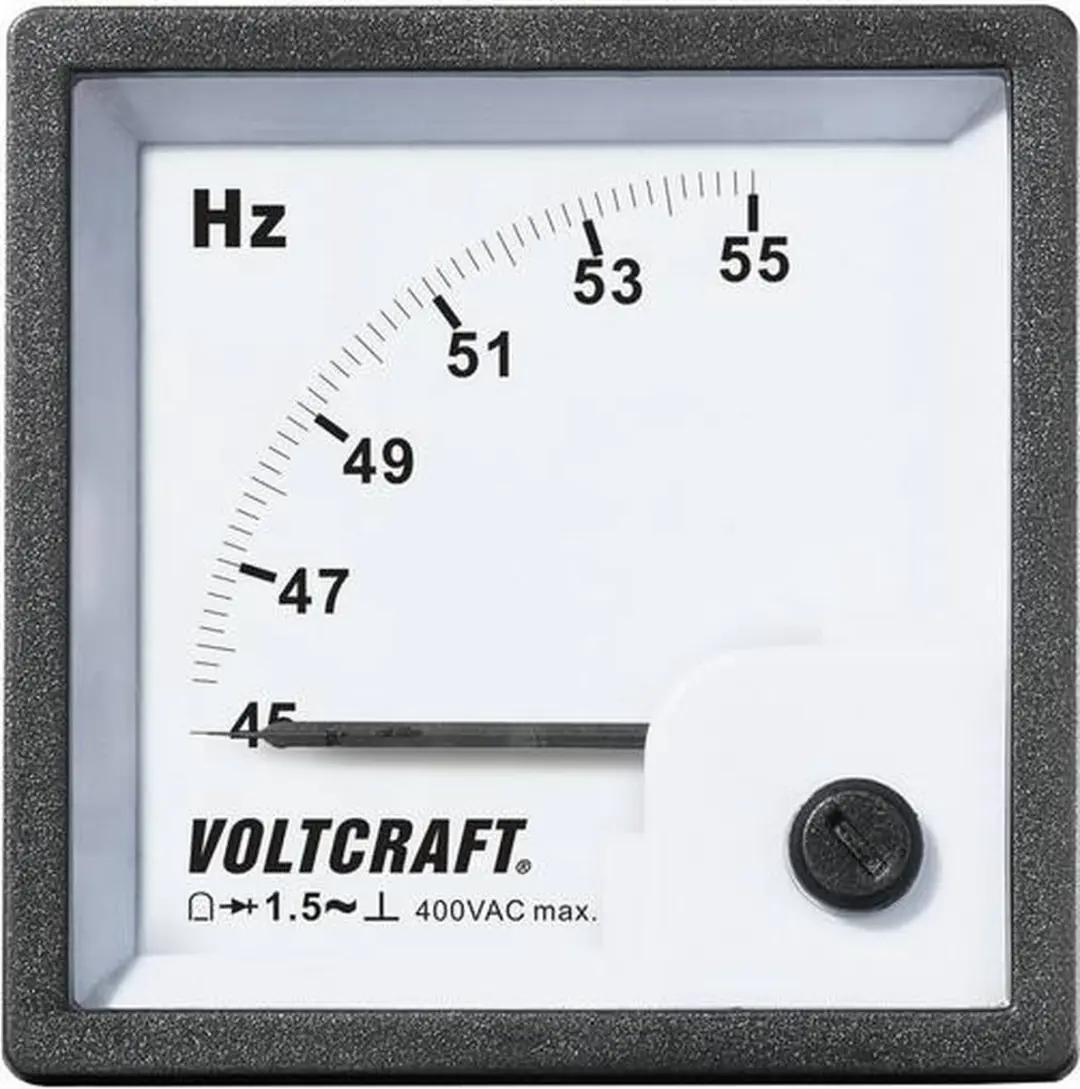 Voltcraft AM-72X72/50HZ Analoog inbouwmeetinstrument